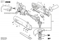 Bosch 0 603 401 803 Pws 6-115 Angle Grinder 230 V / Eu Spare Parts